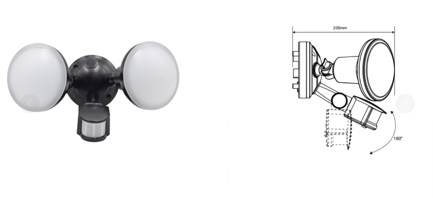LED lampa PD-PIR2A s infračerveným senzorem – vaše chytrá a energeticky účinná volba